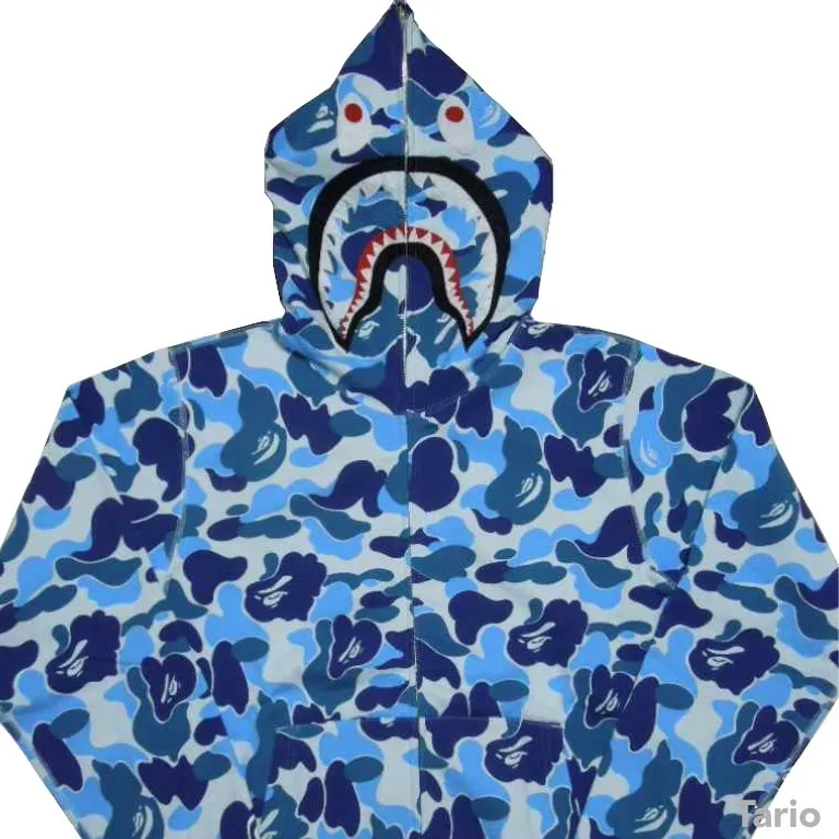 A BATHING APE  |Camouflage Street Style Long Sleeves Cotton Hoodies