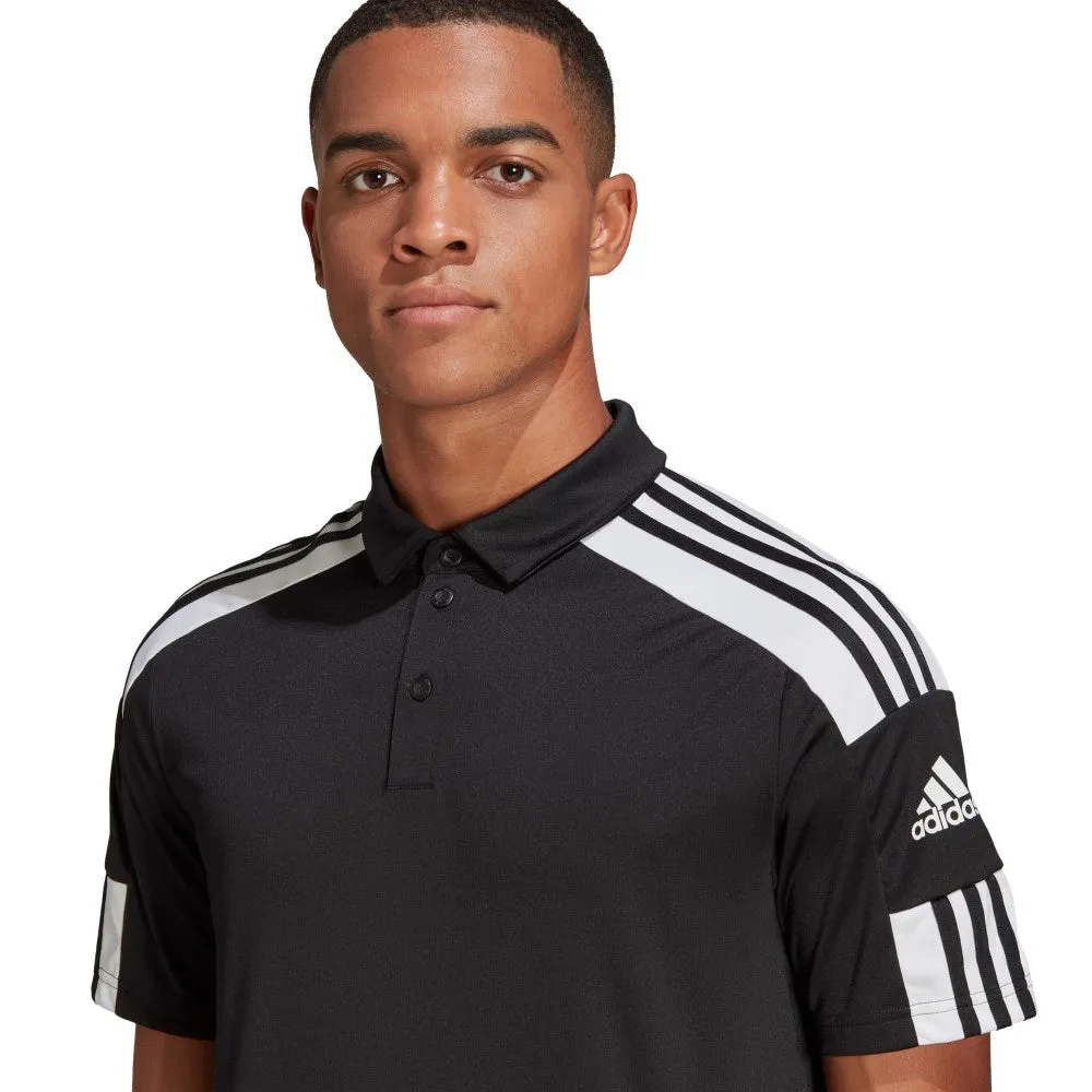 Adidas Adult Squadra 21 Polo Shirt (Black/White)