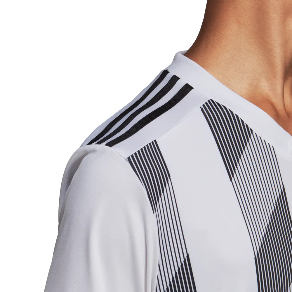 Adidas Adult Striped 19 Jersey (White/Black)