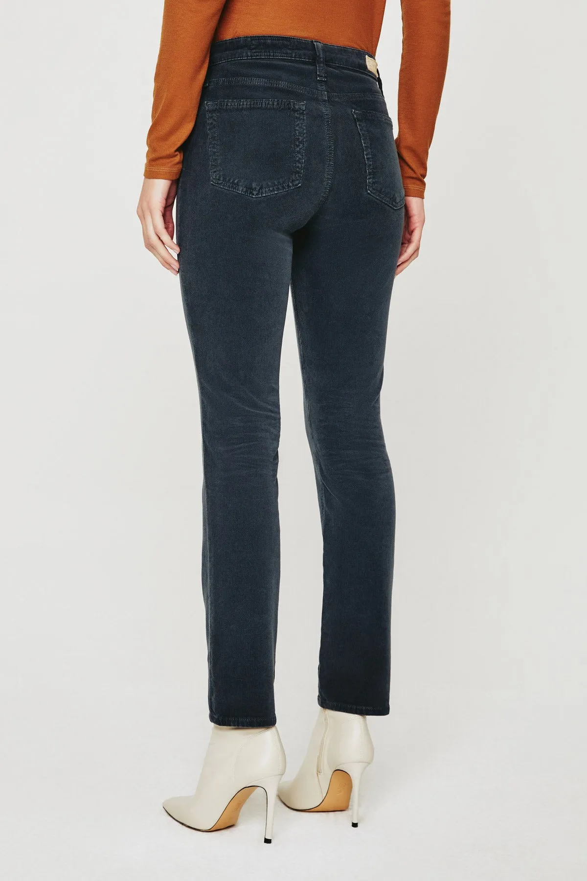 AG MARI HIGH RISE SLIM STRAIGHT CORDUROY