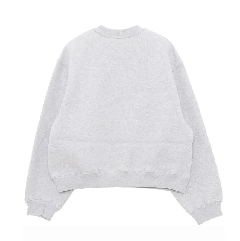 Alexander Wang  |Crew Neck Street Style Long Sleeves Plain Cotton Logo