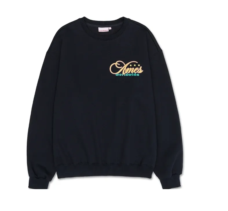 AMES-WORLDWIDE  |Unisex Street Style Long Sleeves Plain Cotton