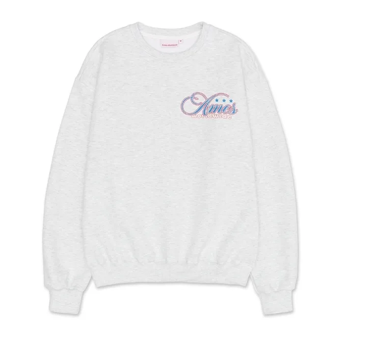 AMES-WORLDWIDE  |Unisex Street Style Long Sleeves Plain Cotton