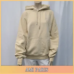 AMI PARIS  |Unisex Street Style Cotton Logo Skater Style Designers