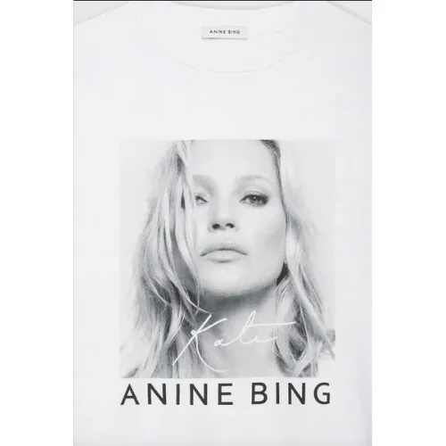 ANINE BING  |Crew Neck Street Style Long Sleeves Cotton Oversized