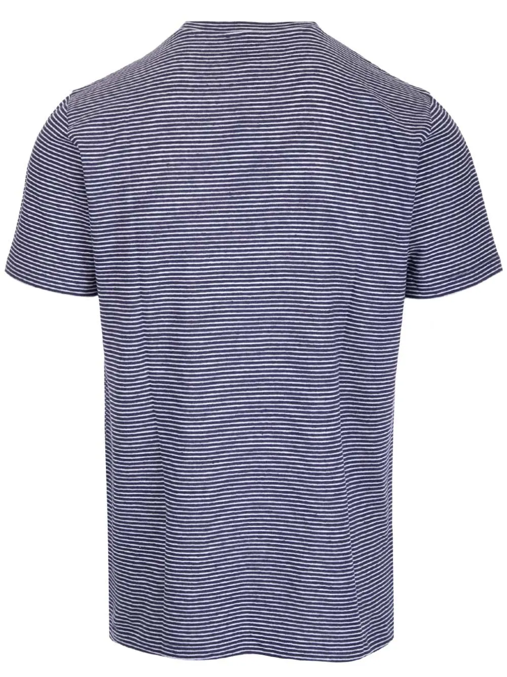 A.P.C. Logo Embroidered Striped T-Shirt