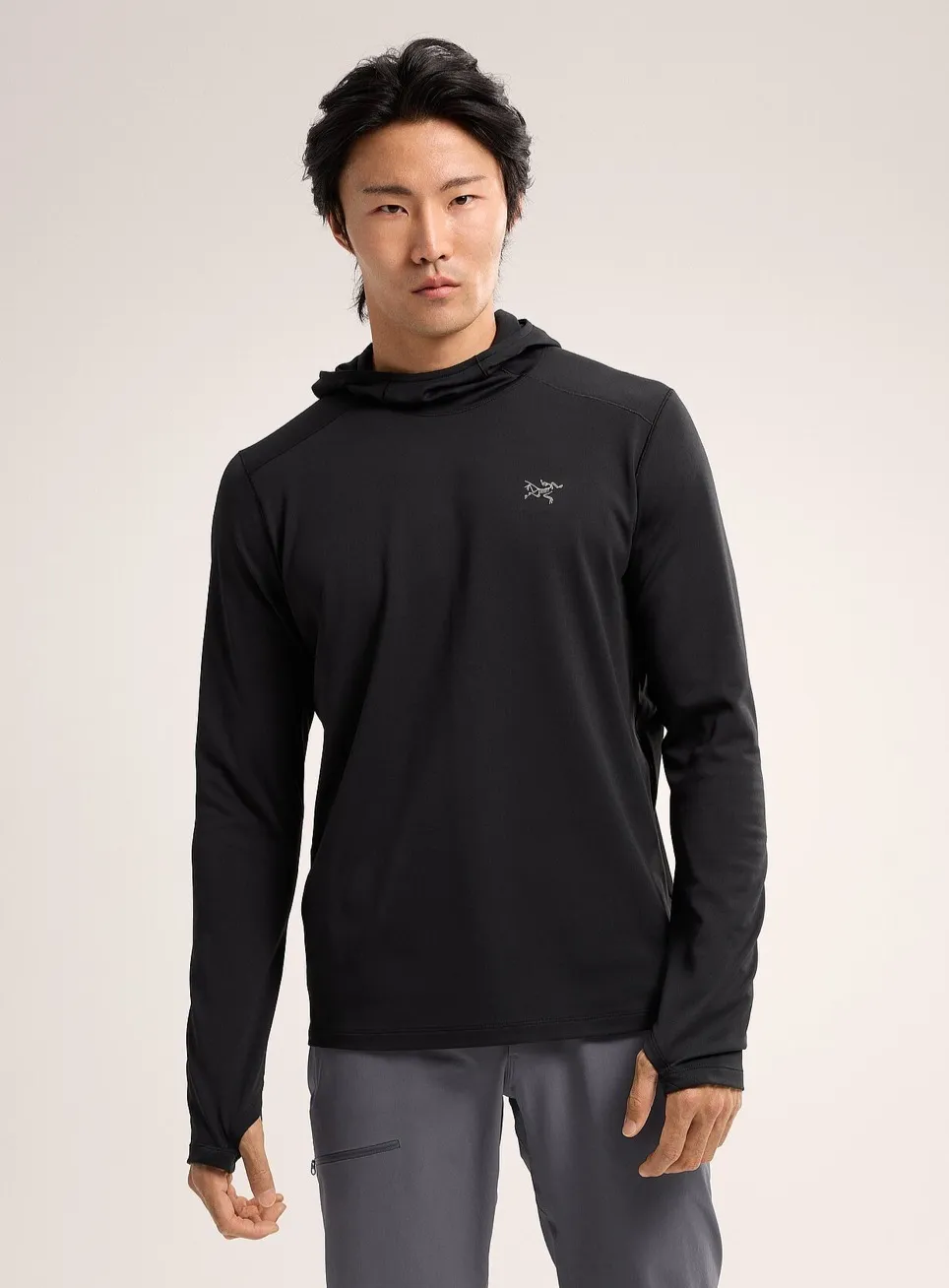 ARC'TERYX  |Unisex Street Style Long Sleeves Plain Logo Outdoor Hoodies