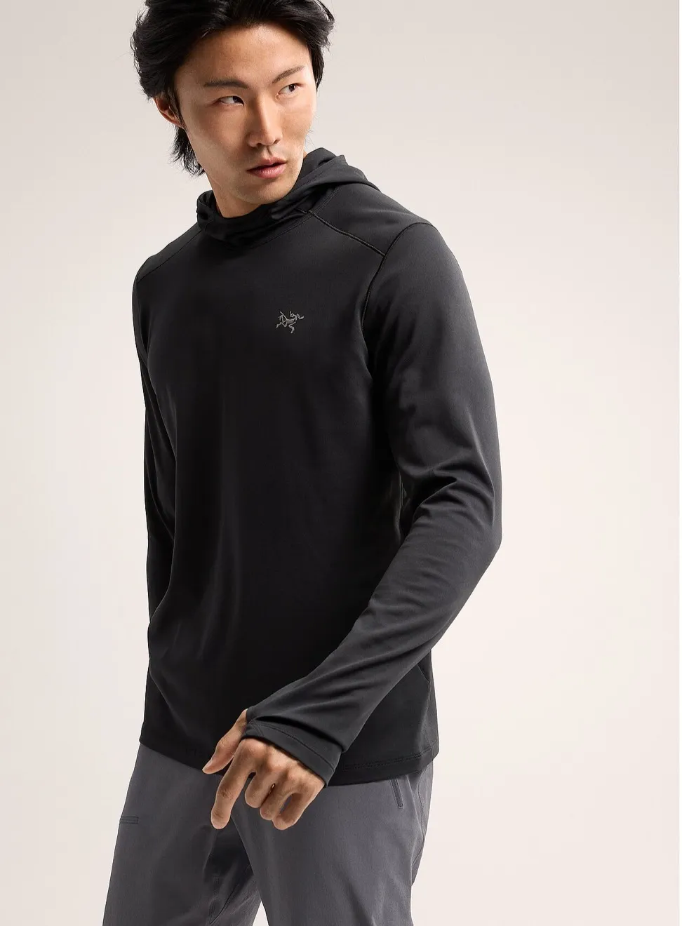 ARC'TERYX  |Unisex Street Style Long Sleeves Plain Logo Outdoor Hoodies