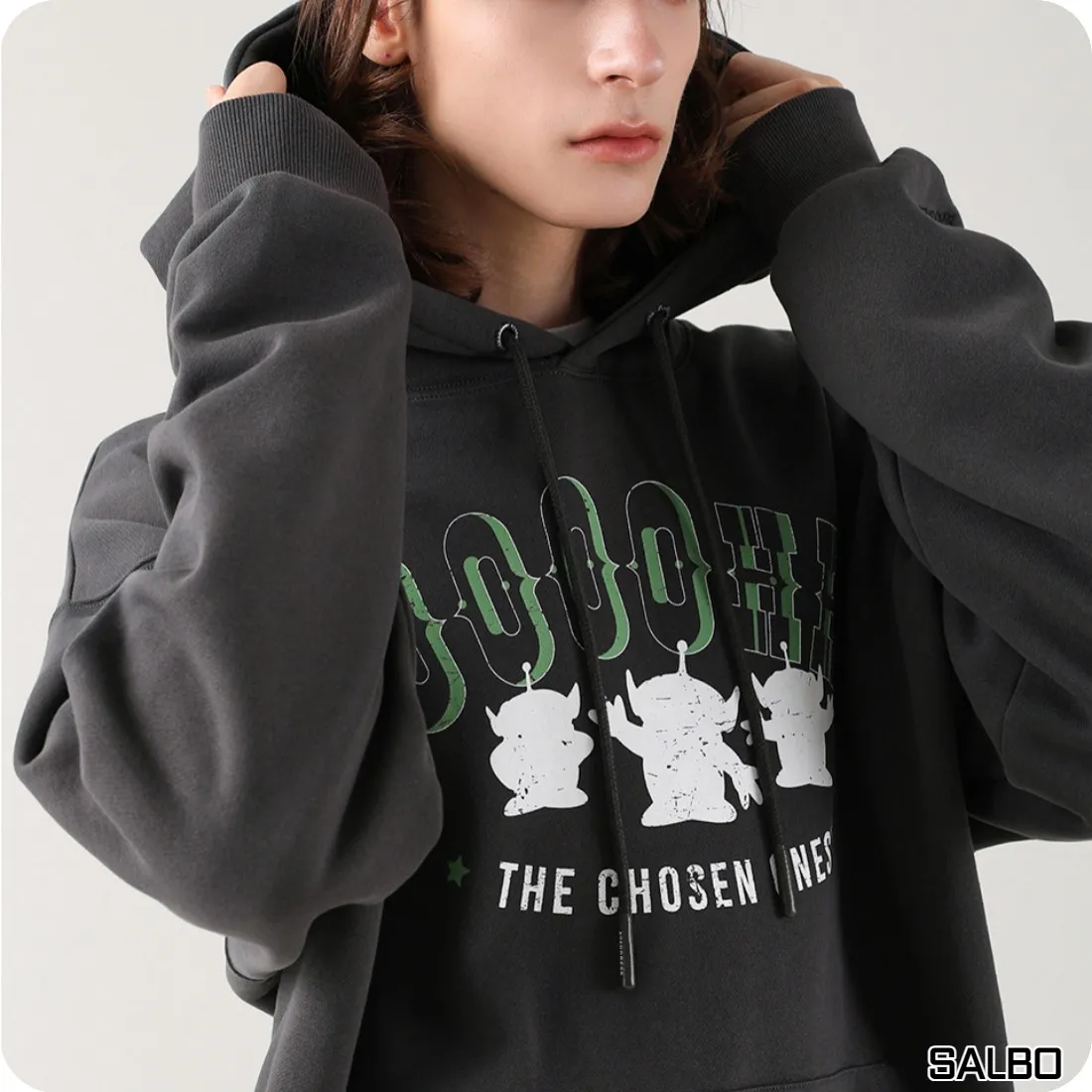 AVANDRESS  |Unisex Street Style Long Sleeves Oversized Logo Hoodies