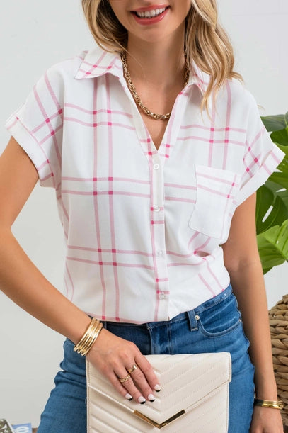 Avery Button Down Short Sleeve