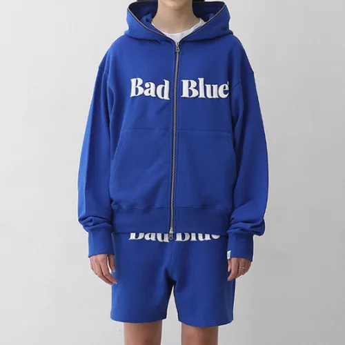 Bad Blue  |Unisex Street Style Short Sleeves Logo Hoodies & Sweatshirts