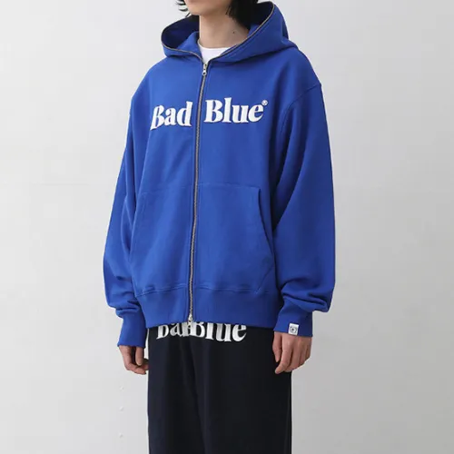 Bad Blue  |Unisex Street Style Short Sleeves Logo Hoodies & Sweatshirts