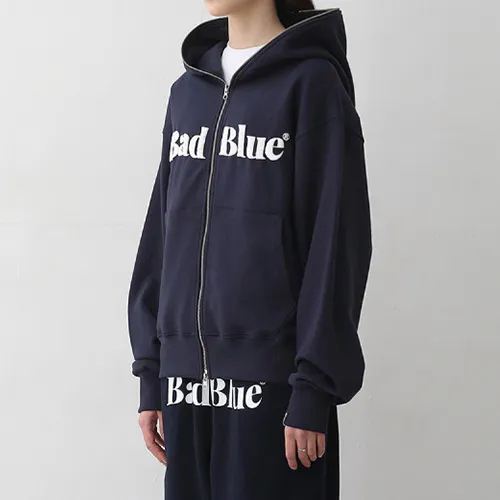 Bad Blue  |Unisex Street Style Short Sleeves Logo Hoodies & Sweatshirts