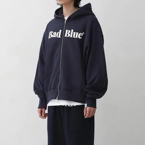 Bad Blue  |Unisex Street Style Short Sleeves Logo Hoodies & Sweatshirts