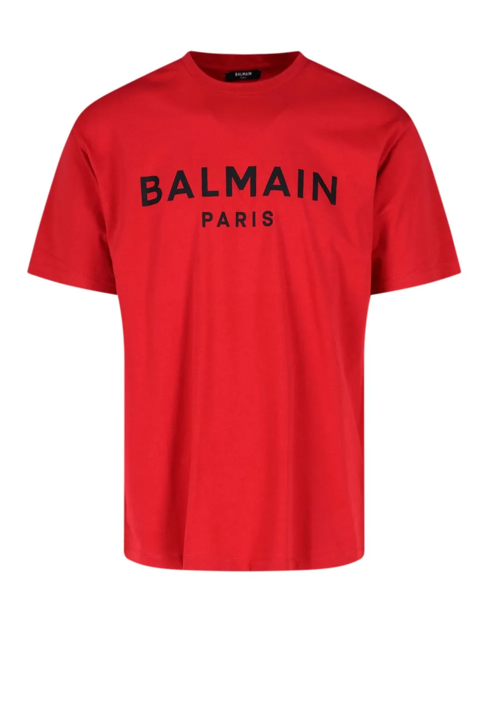 Balmain Logo Printed Crewneck T-Shirt