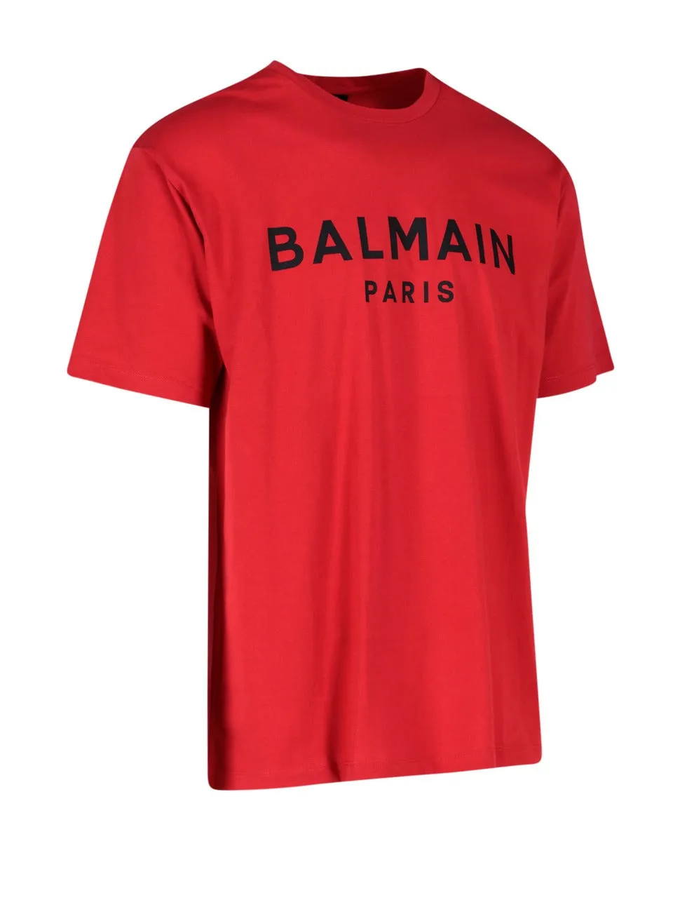 Balmain Logo Printed Crewneck T-Shirt