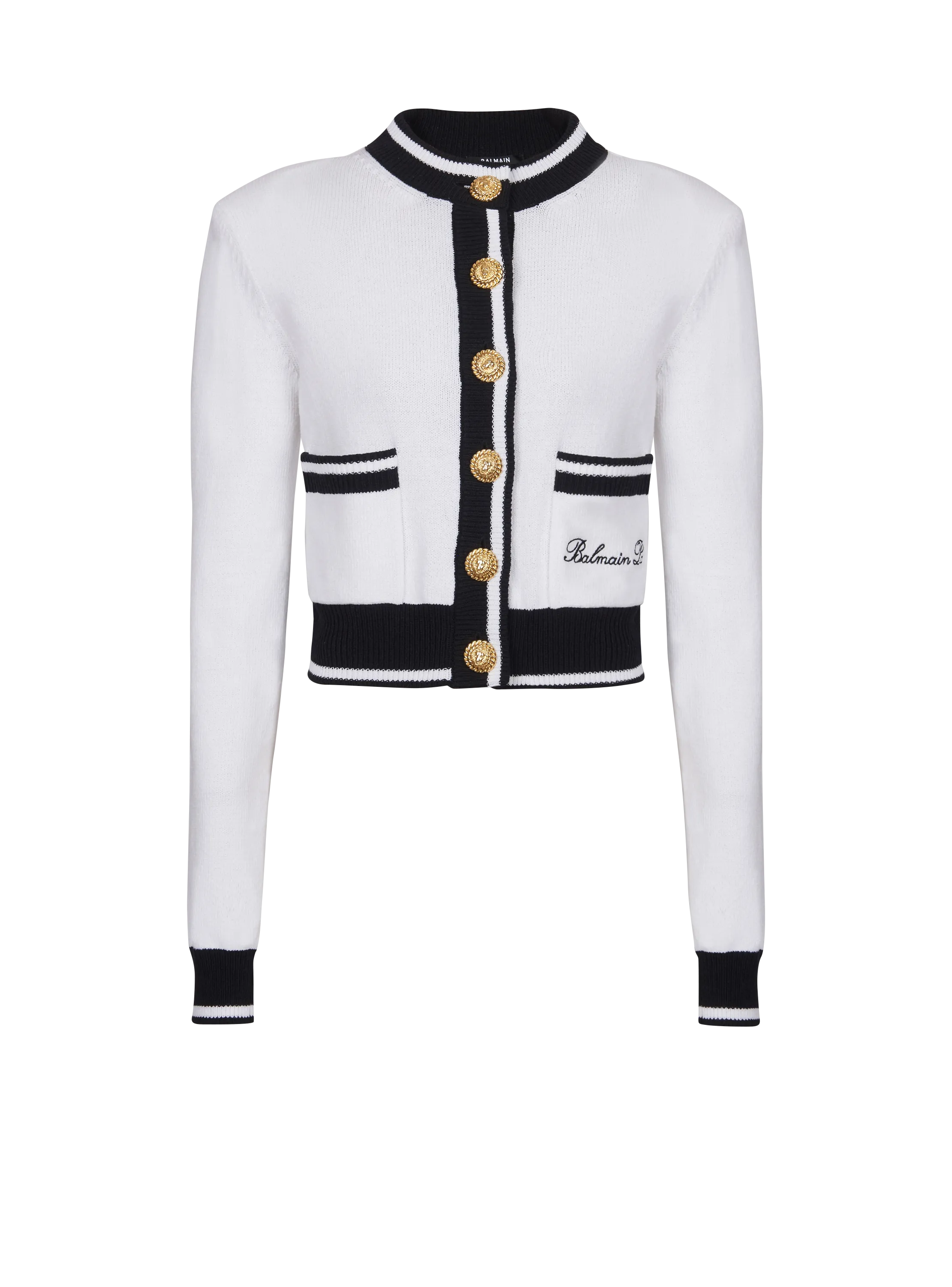 Balmain Signature knit cardigan