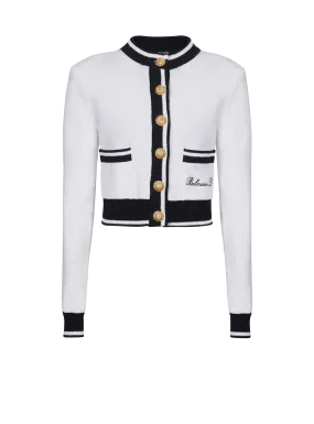 Balmain Signature knit cardigan