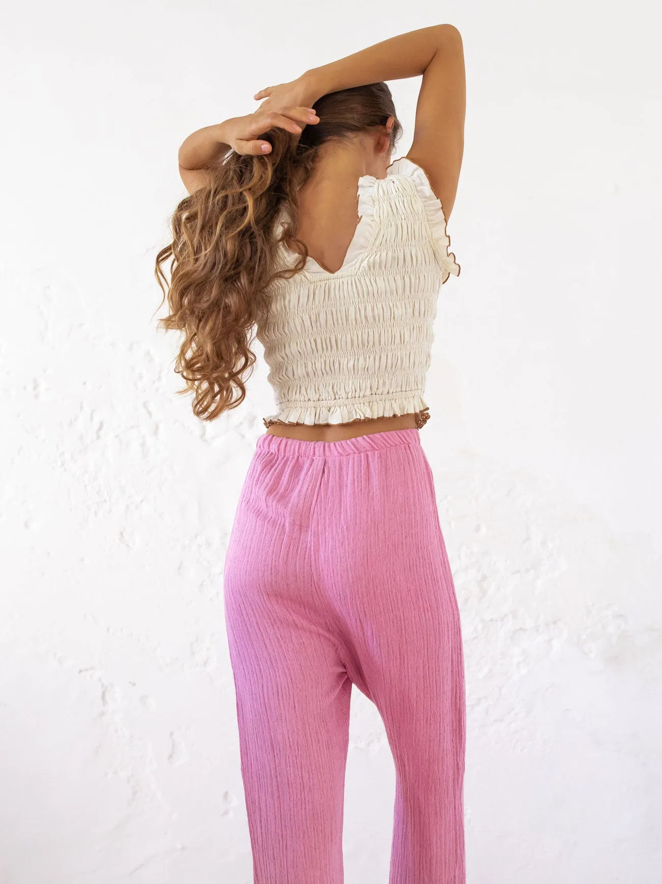 BEATRICE TROUSERS | ROSE