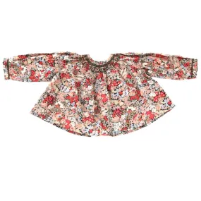 Bonpoint Liberty Print Smocked Blouse