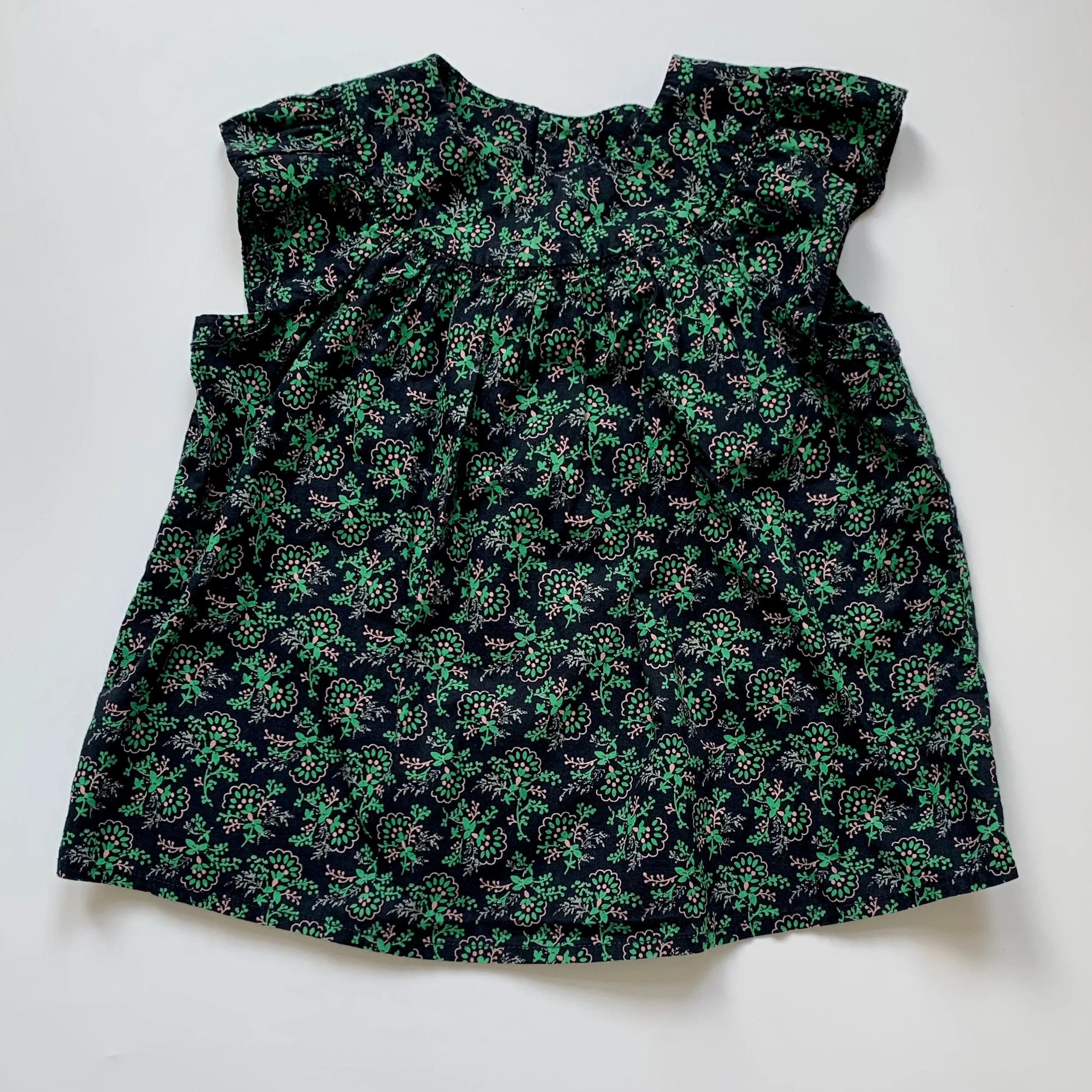 Bonpoint Navy Liberty Print Summer Blouse: 3 Years