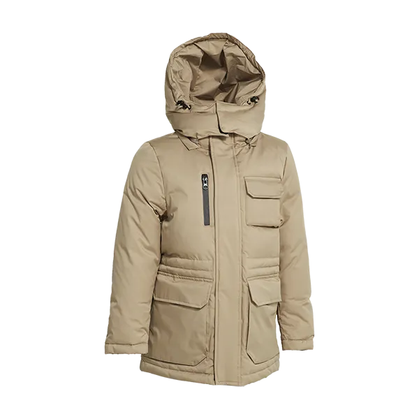 Boy’s Down Jacket with Contrast Lining