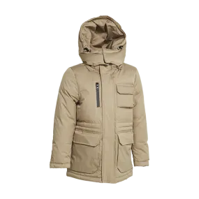 Boy’s Down Jacket with Contrast Lining