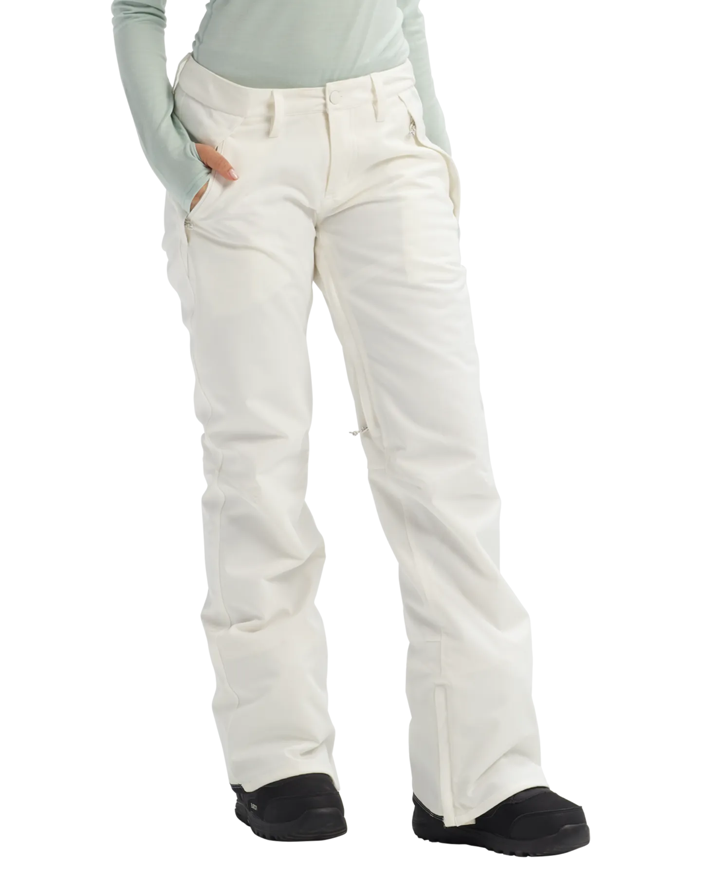 Burton Women's Society Snow Pants - Stout White