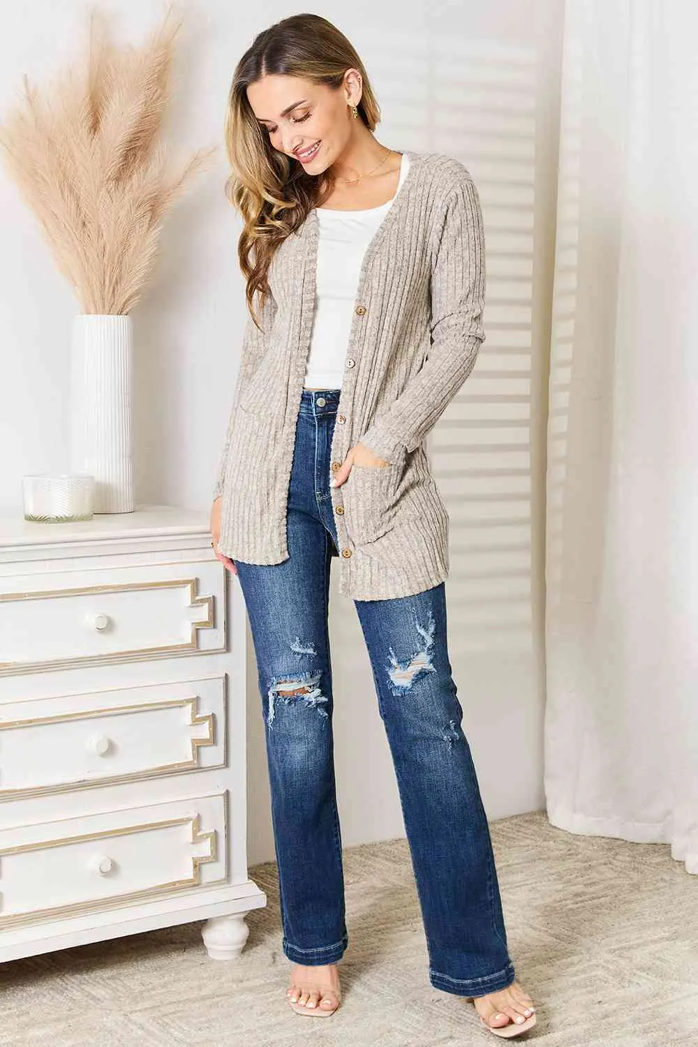 Busy Babe Cardigan with Pockets