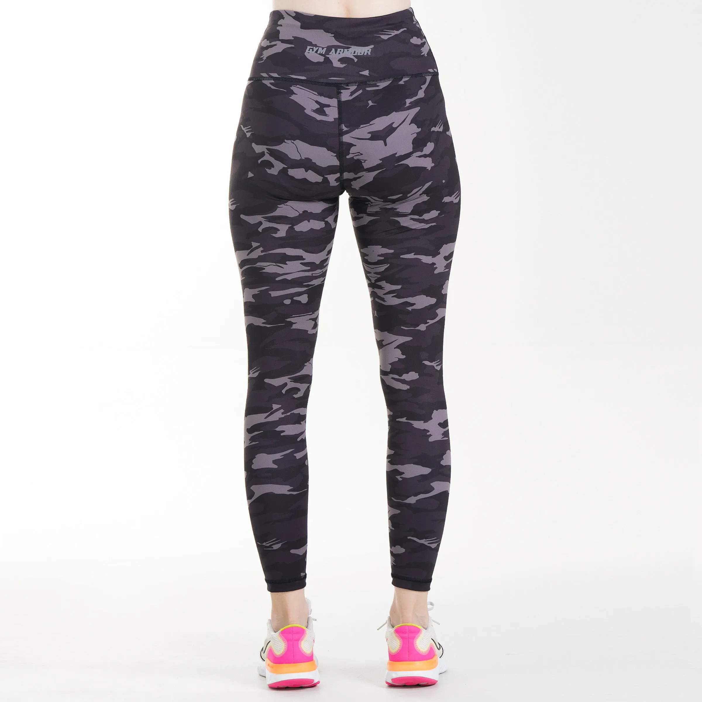 Camo Textured Leggings (Grey)