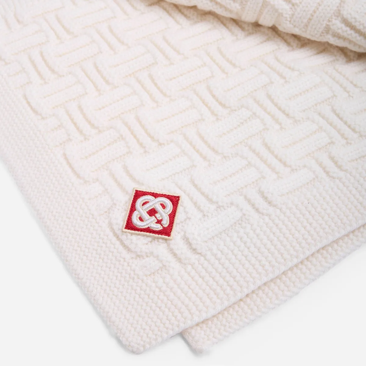 CASABLANCA   Knit Wool Scarf 