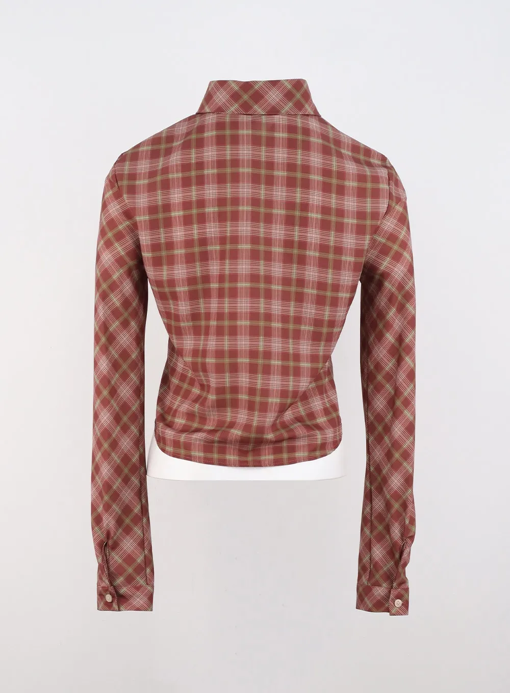 Checkered Button Down Shirt CS318