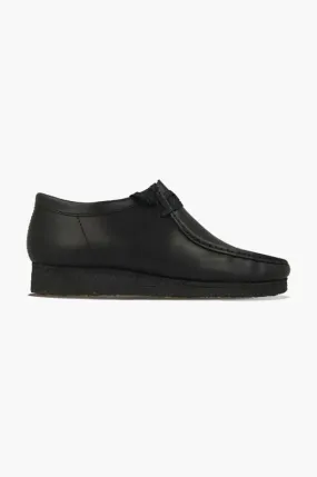 Clarks leather shoes Wallabee black color