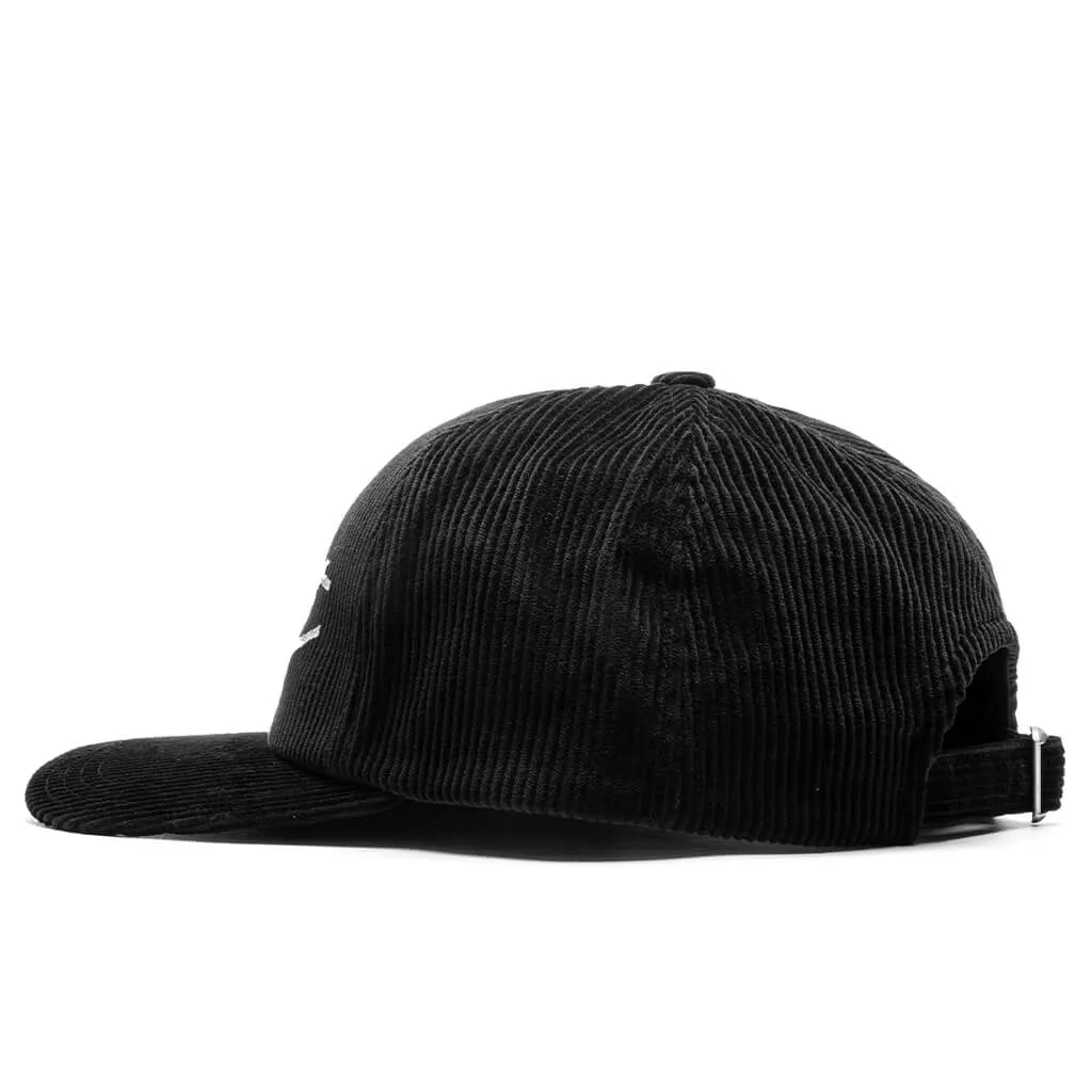 Corduroy Cap - Black