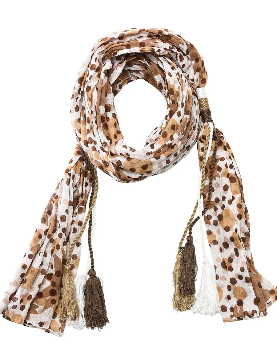 Cotton Tassel Scarf