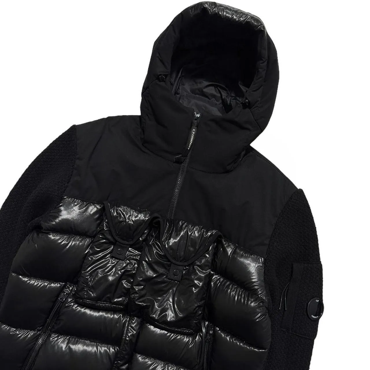 CP Company Hybrid Pro Tek Knit Down Jacket