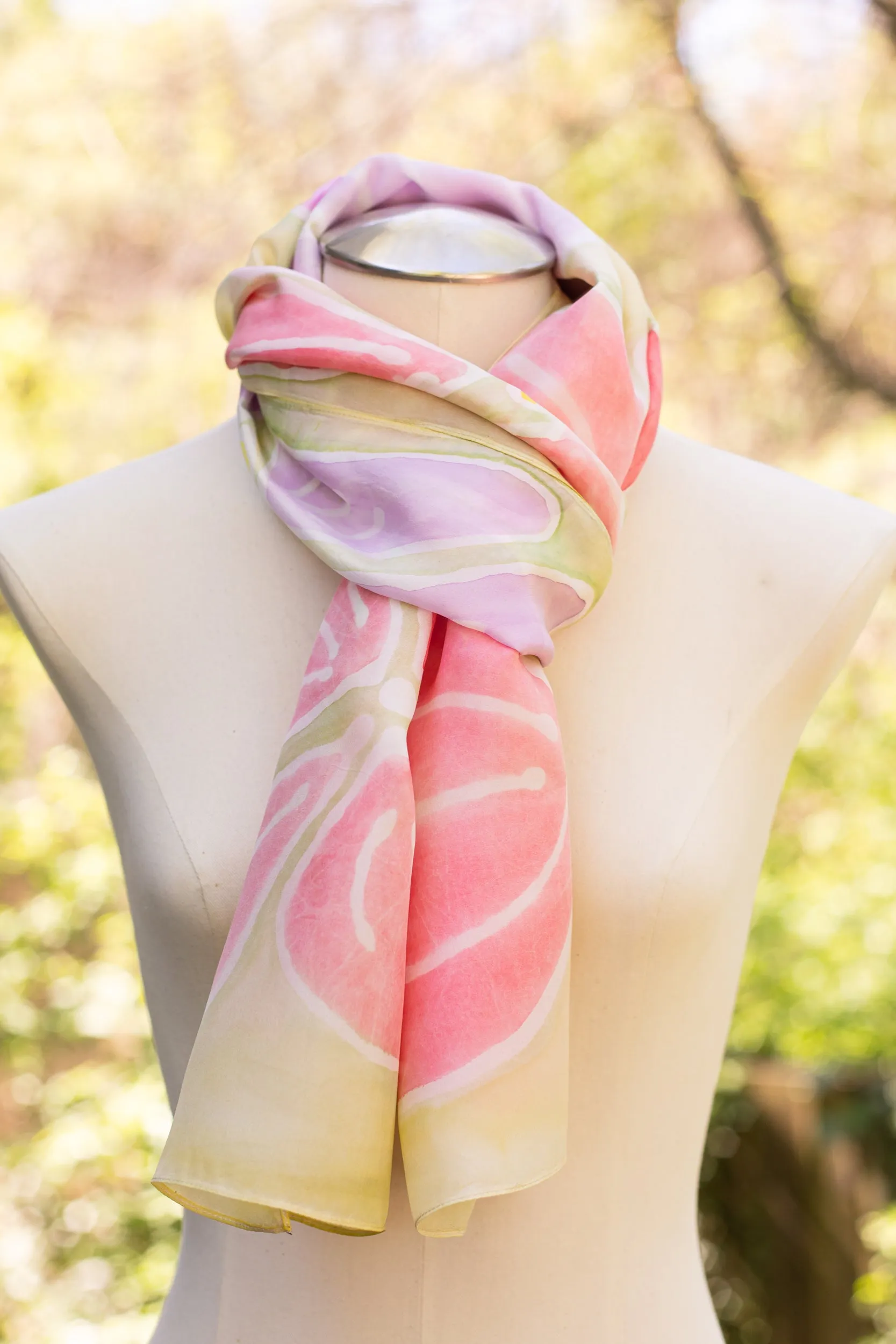 Daisy Silk Scarf