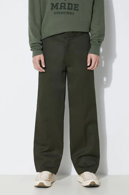 Dickies trousers 874 men's green color DK0A4XK6