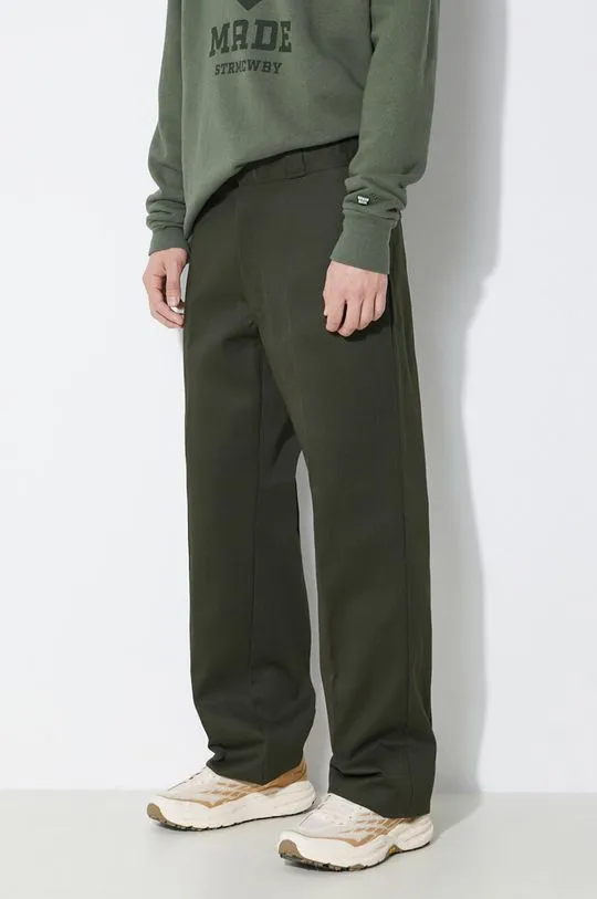 Dickies trousers 874 men's green color DK0A4XK6