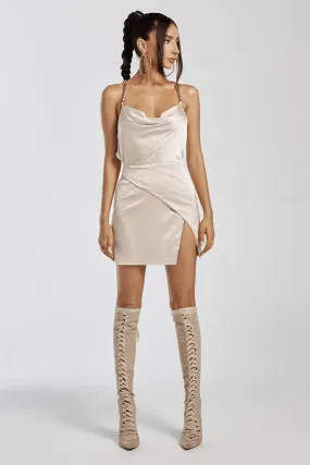 Doll Mini Dress - Champagne