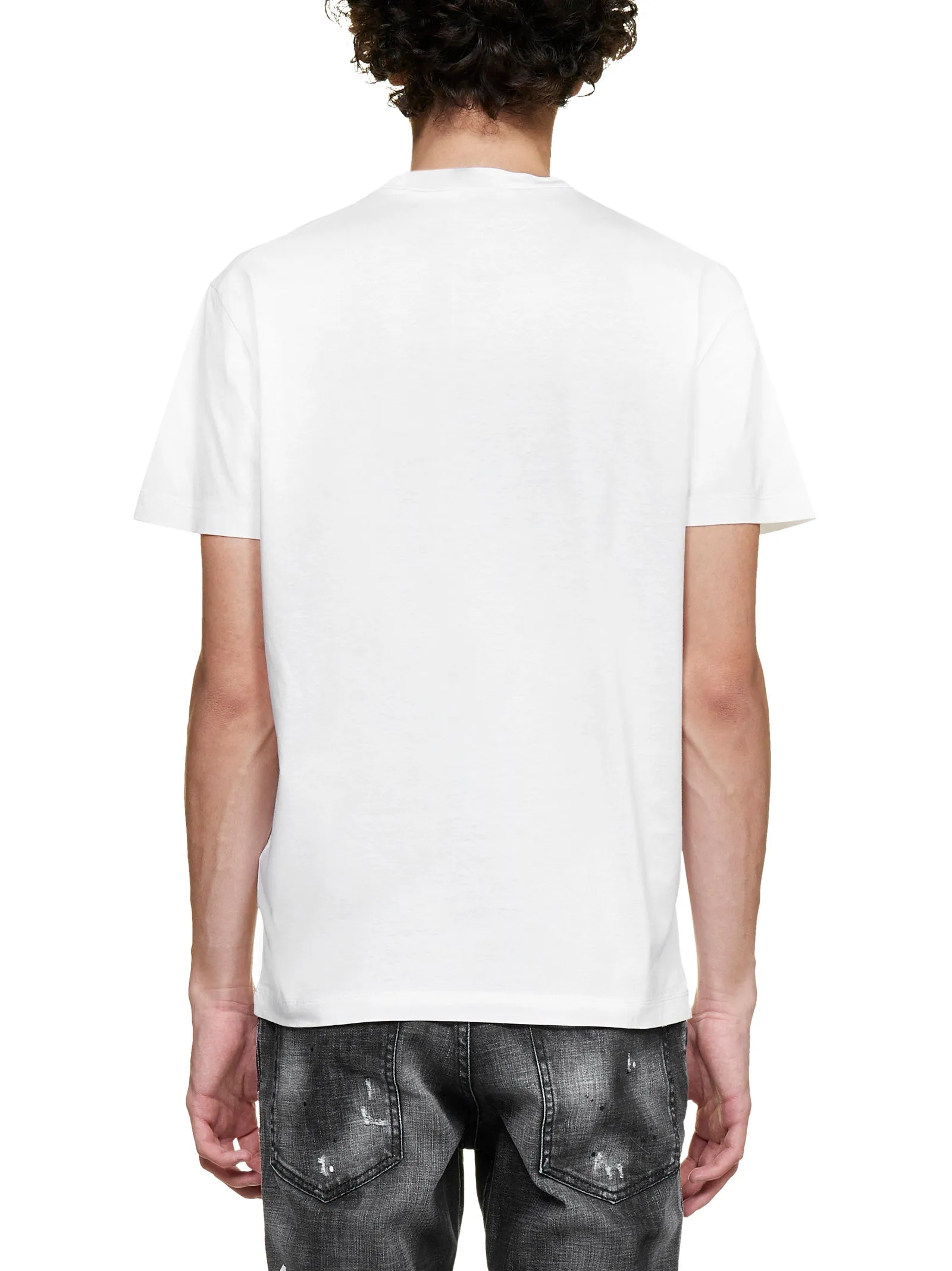 Dsquared2 Spray Logo Crewneck T-Shirt