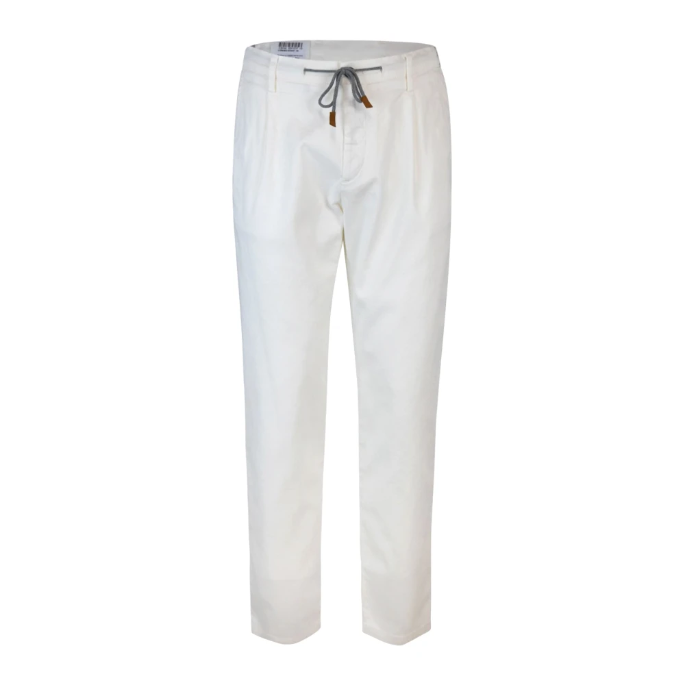 Eleventy Trousers White