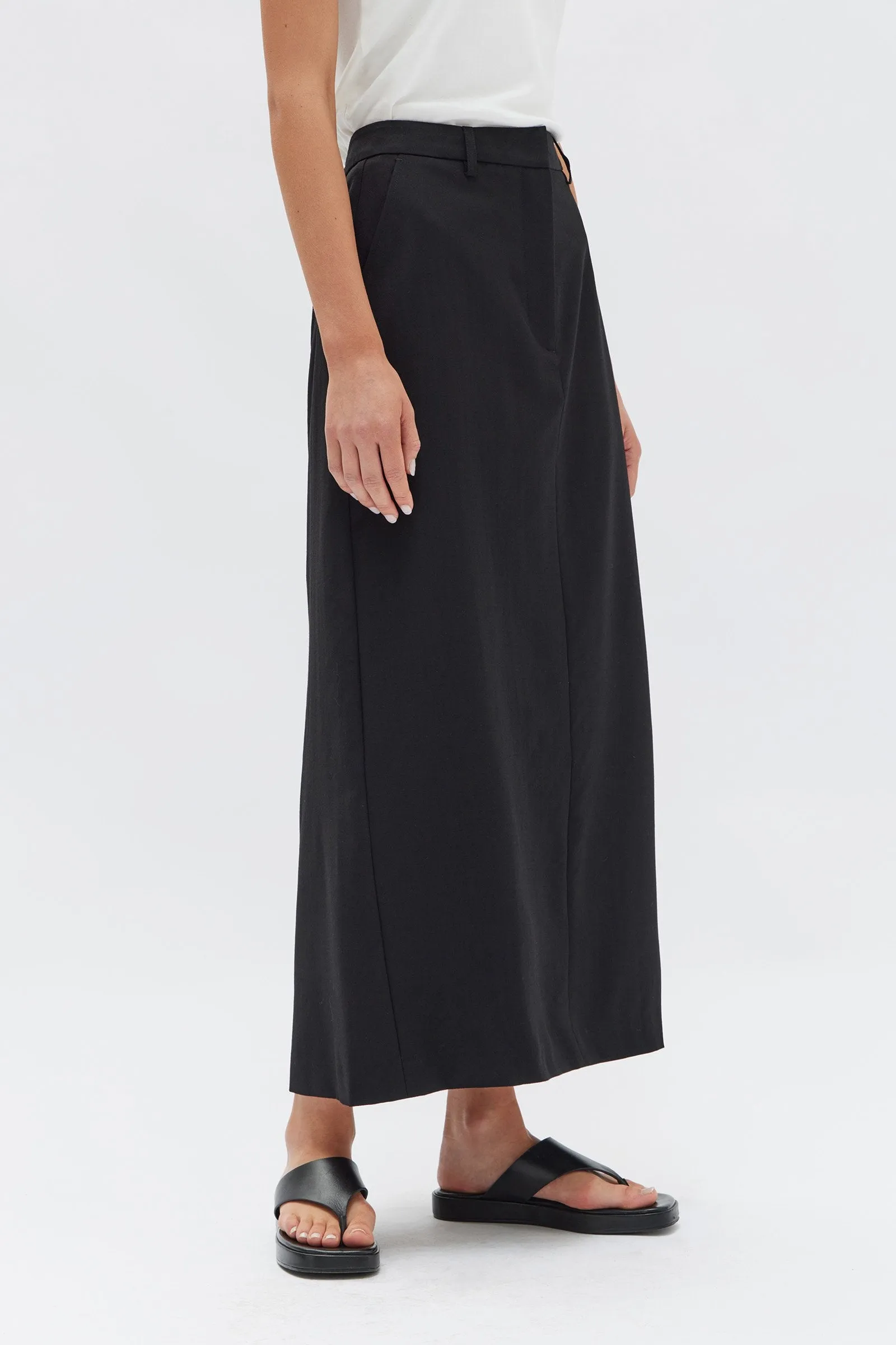 Everley Suiting Maxi Skirt