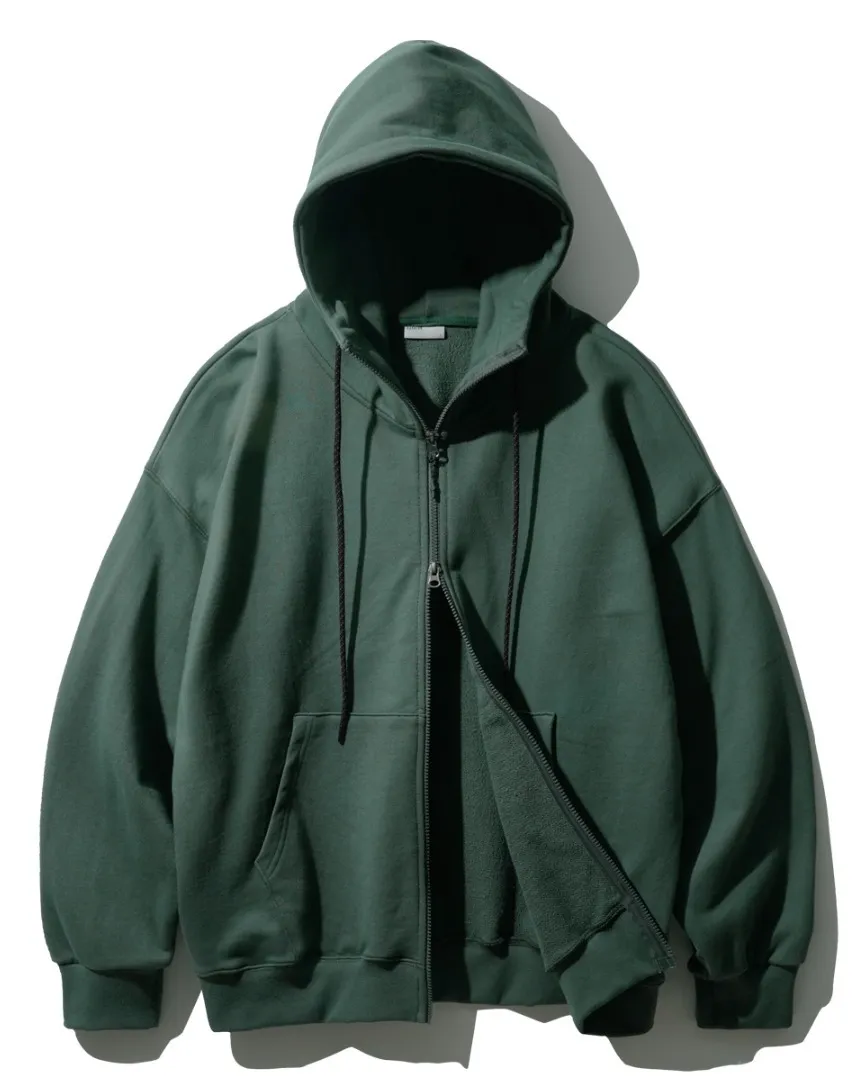 EZKATON  |[ EZKATON ] ★ HEAVY LOOP NECK-UP HOOD ZIP-UP