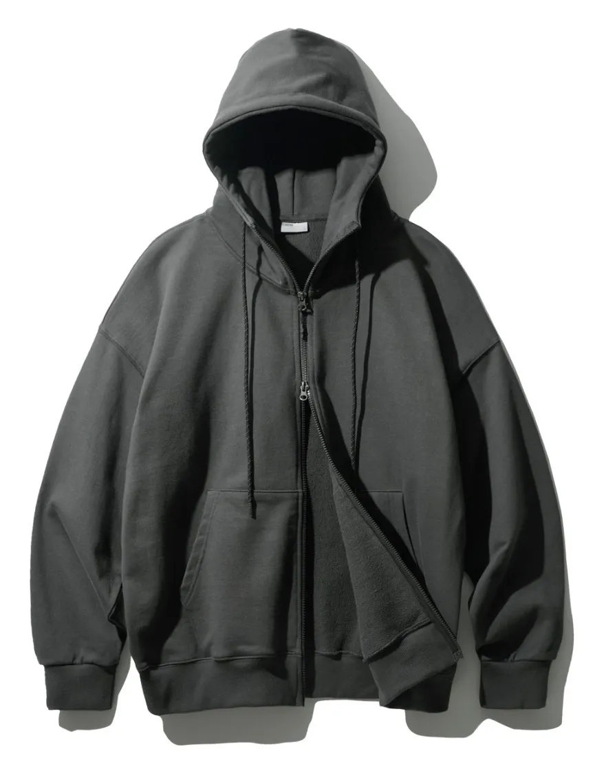 EZKATON  |[ EZKATON ] ★ HEAVY LOOP NECK-UP HOOD ZIP-UP