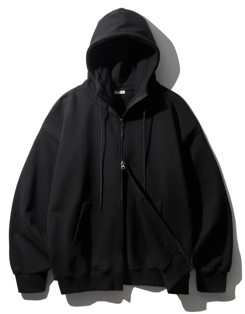 EZKATON  |[ EZKATON ] ★ HEAVY LOOP NECK-UP HOOD ZIP-UP