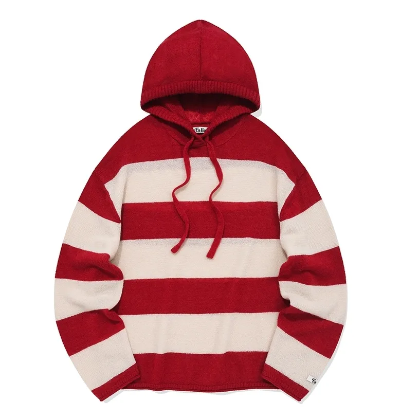 Fallett  |Stripes Unisex Street Style Long Sleeves Oversized Hoodies