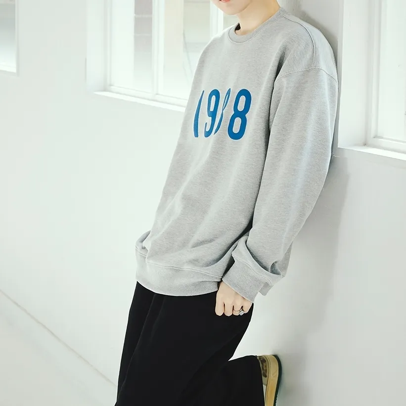 FCMM  |Unisex Street Style Long Sleeves Plain Cotton Oversized Logo