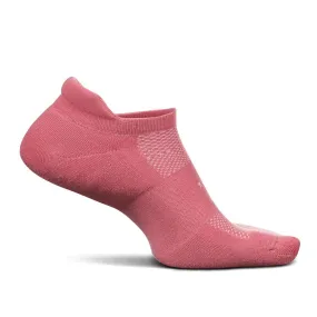 Feetures High Performance Cushion No Show Tab Socks - Rose Tea