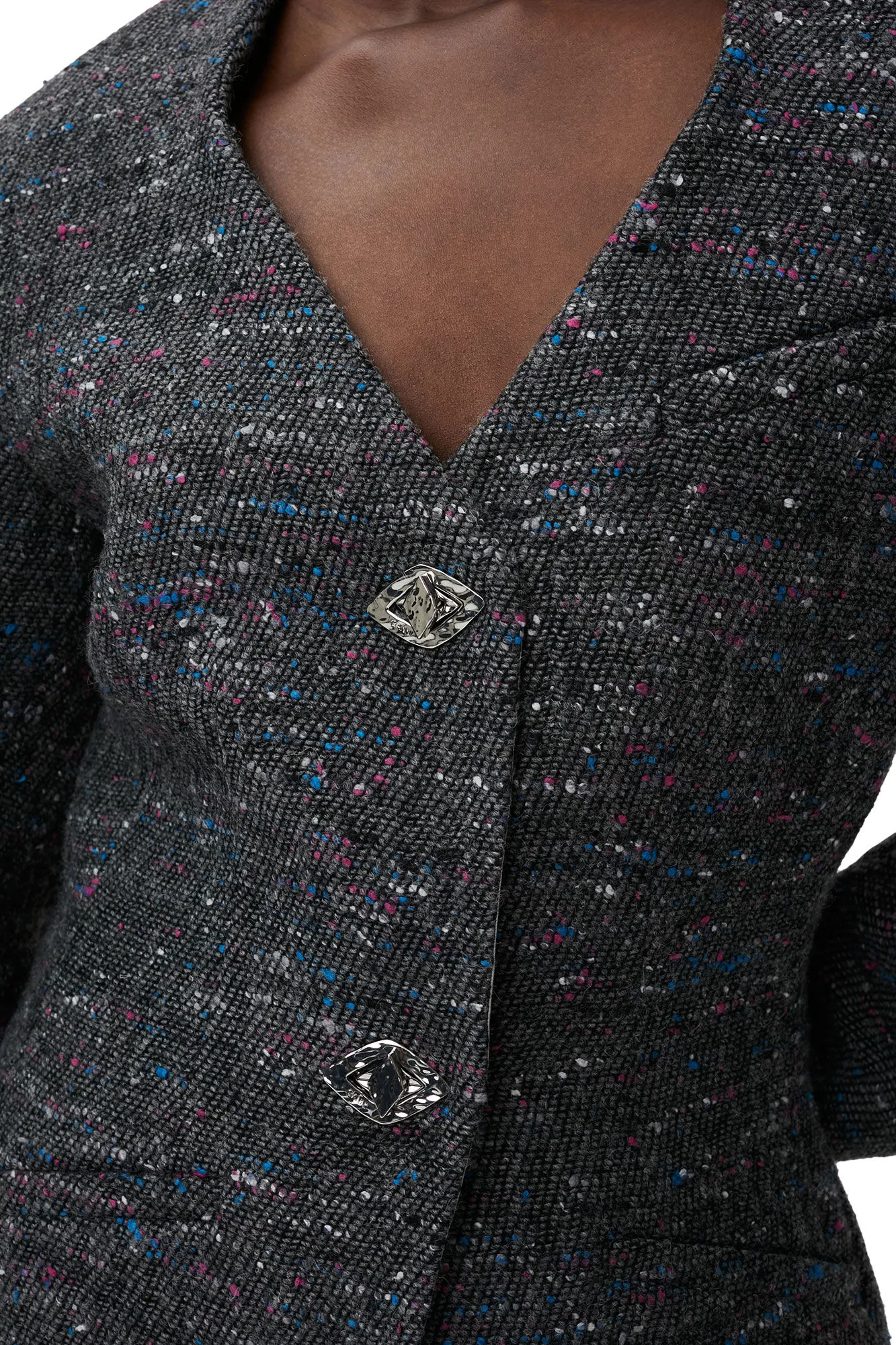 Fitted Wool Blazer